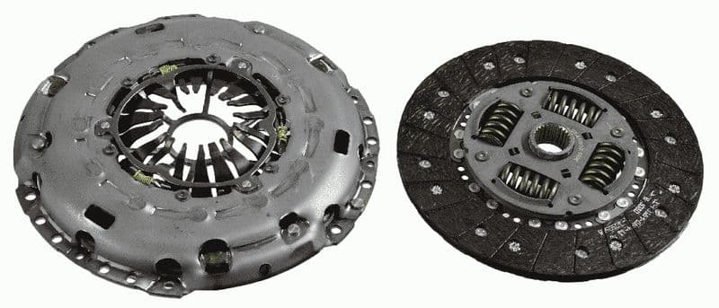 Zelfstellende koppelingskit (240mm) past: VW CRAFTER 30-35, CRAFTER 30-50 2.0D 05.11-12.16