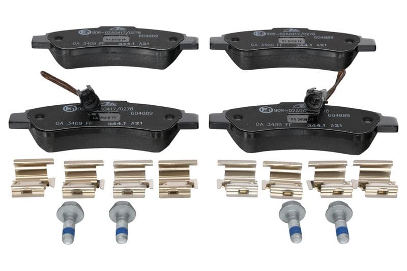 Remblokken set Achter , past: CITROEN JUMPER III  FIAT DUCATO  OPEL MOVANO C  PEUGEOT BOXER 2.0D-Electric 04.06-