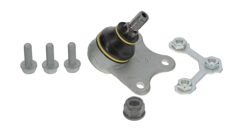 Kogelgewricht van de as Links (bodem voor) (diameter kegel 18,2mm) past: AUDI A2  SEAT CORDOBA, IBIZA III  SKODA FABIA I, FABIA I PRAKTIK, FABIA II, FABIA II PRAKTIK, ROOMSTER 1.0-2.0 08.99-