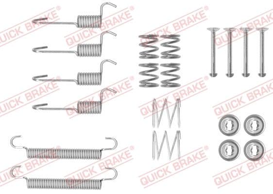 Accessory Kit, parking brake shoes