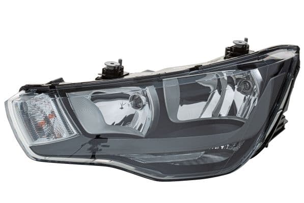 Koplamp Links (H1/H7/HY21W/W21W, elektrisch, met motor, met gloeilamp) past: AUDI A1 8X 05.10-12.14