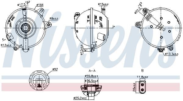 Koelvloeistof expansievat (met niveausensor) past: AUDI Q5 06.16-