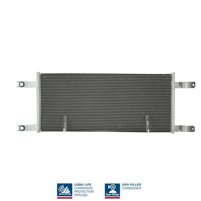 A/C condensator 878x382x16 past: SCANIA past: SCANIA G II, P II, R II, S 09.16-