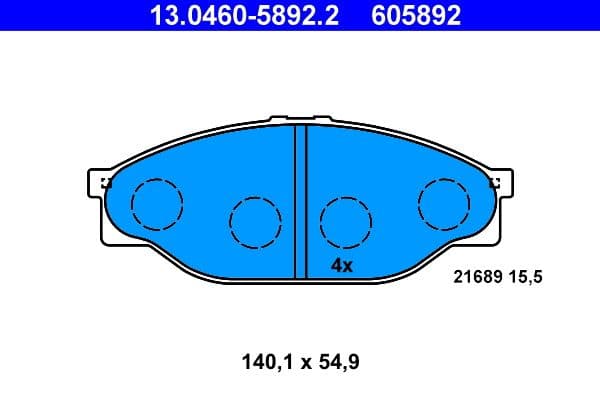 Brake Pad Set, disc brake