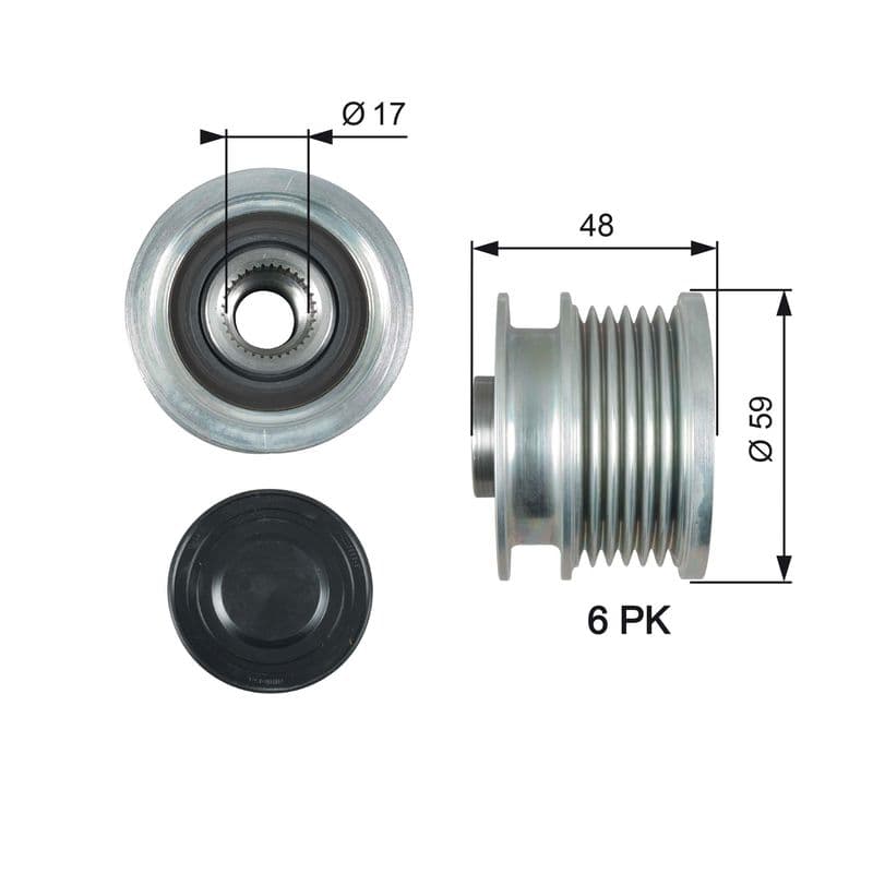 Alternator pulley