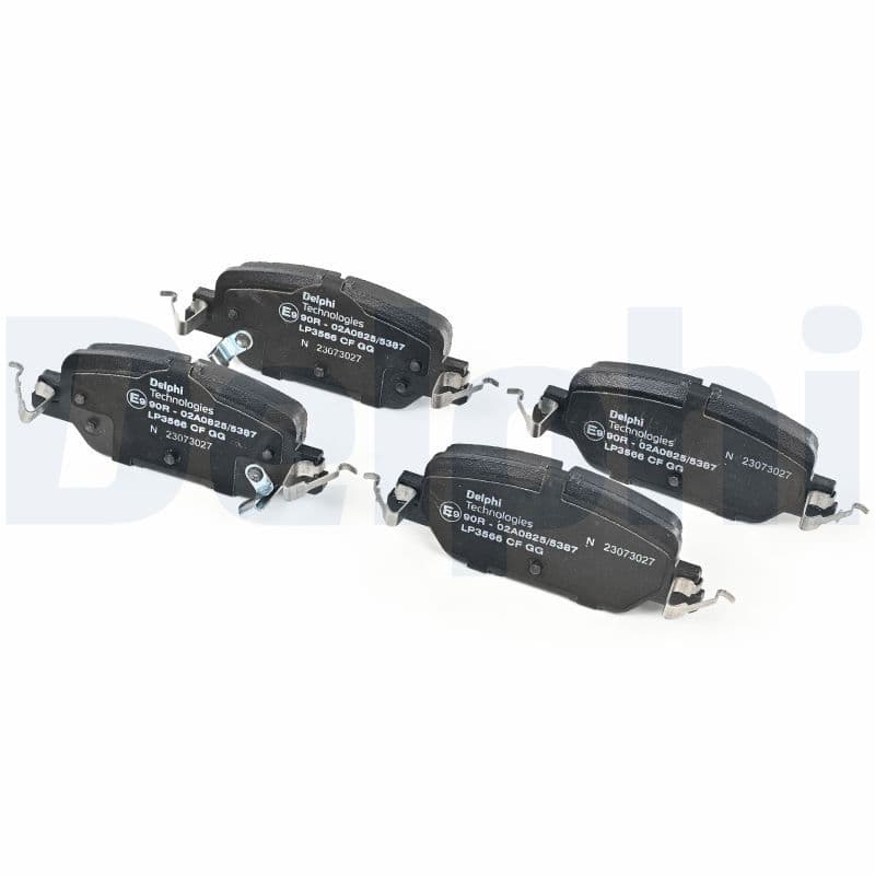 Remblokken set Achter (met een dempingskussen  zonder toevoegingen), past: HONDA CR-V V, CR-V VI, ZR-V 1.5-2.4 12.16-