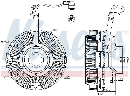Luchtstroommeter (5 pin, module) past: OPEL ASTRA G, ASTRA H, ASTRA H GTC, CORSA D, MERIVA A, ZAFIRA B 1.6/1.7D/2.0 02.00-08.14