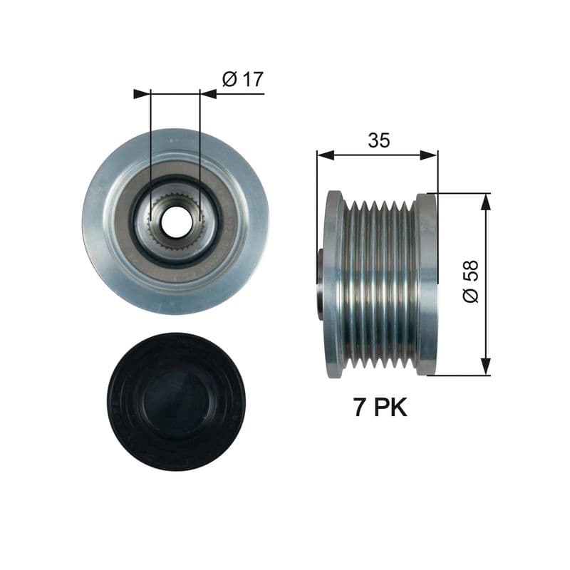 Alternator pulley