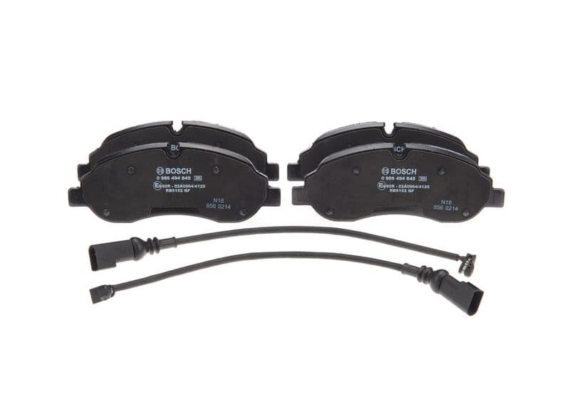 Remblokken set Voor , past: FORD TOURNEO CUSTOM V362, TRANSIT CUSTOM V362, TRANSIT CUSTOM V710, TRANSIT V363  FORD USA TRANSIT-150, TRANSIT-250, TRANSIT-350 1.0H-Electric 09.12-