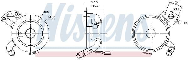 Olie radiator past: LEXUS RX 3.5H 03.09-09.15