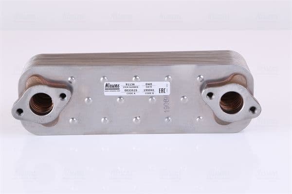 Olie radiator (78x78x268mm, aantal ribben: 10) past: MAN TGA, TGX I D2840LF25-D2868LF07 09.02-