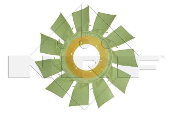 Radiator plezier (diameter 650mm, aantal bladen 11) past: RVI MIDLUM DXi5/DXi7 05.06-