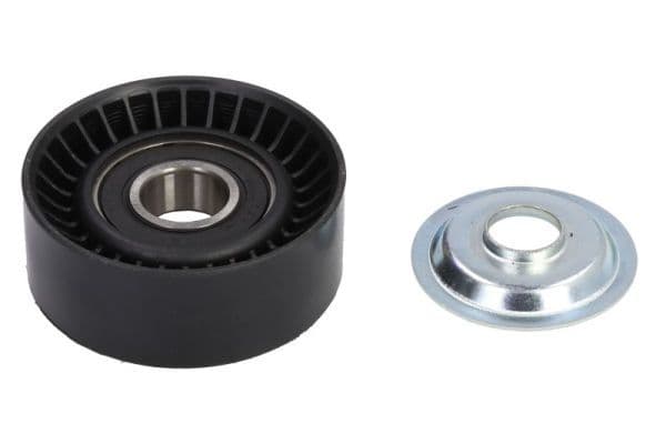 Meervoudige V-snaar spanrol /65x25,5mm past: MASSEY FERGUSON 6445 (DYNA), 6455, 6460, 6465, 6470, 6475, 6480, 6485, 6490, 6495, 6497, 6499 (PERKINS 6 CYL), 6499 (SISU 74 CTA 6 CYL), 7465, 7475