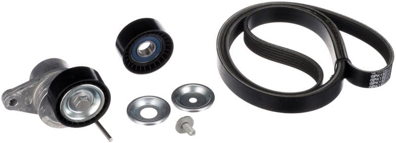 V-snaren set (met rollen) past: DACIA DOKKER, DUSTER, LODGY, LOGAN, LOGAN EXPRESS, LOGAN II, LOGAN MCV, LOGAN MCV II, SANDERO, SANDERO II  LADA LARGUS  RENAULT DUSTER, LAGUNA III 1.4-1.6LPG 08.04-