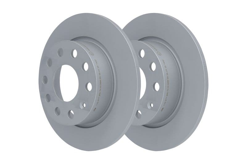 Brake disc Achter Links/Rechts past: AUDI A3  DAEWOO LANOS  OPEL CALIBRA A  SEAT ALTEA, ALTEA XL, LEON, LEON SC, LEON ST, TOLEDO III  SKODA OCTAVIA II, OCTAVIA III, YETI 1.0-Electric 08.89-