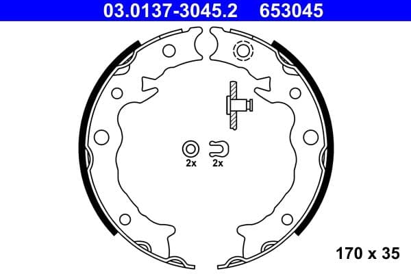 Remschoen past: SUBARU FORESTER, IMPREZA, XV 1.6-2.5 07.11-