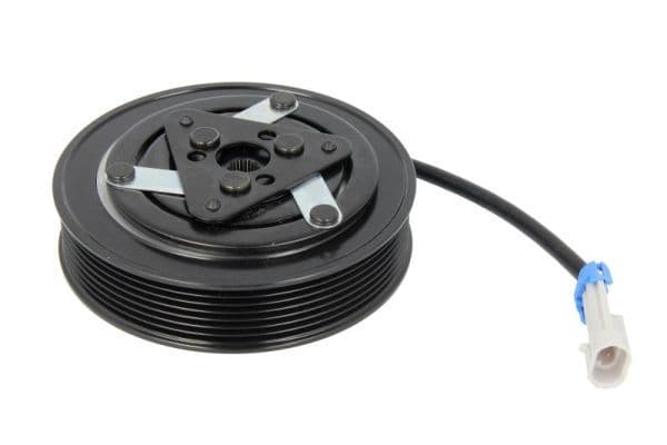 Airco compressor koppeling compleet (SANDEN SD7H15 24V 7PK 136mm) past: DAF CF 85, XF 105 12.6D/12.9D 01.01-