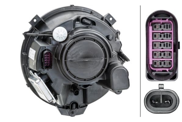 Koplamp Links/Rechts (bi-xenon, D1S/W5W, elektrisch, met motor, kleur invoegen: verchroomd) past: MERCEDES G (W463)
