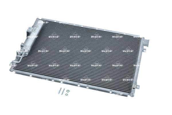 A/C condensator (met droger) past: KIA SORENTO I 2.4/2.5D/3.5 08.02-12.11