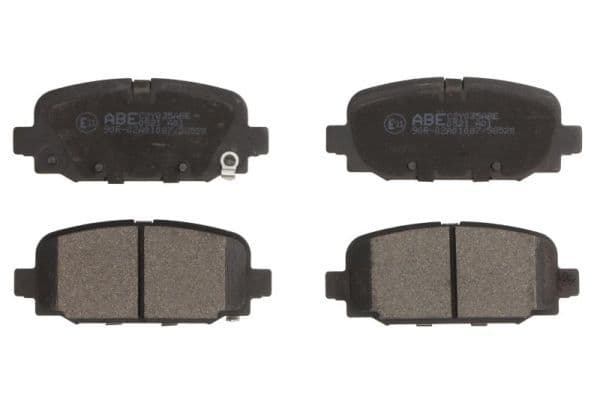 Remblokken set Achter , past: CHRYSLER 200  JEEP CHEROKEE, COMPASS 1.4-3.2 11.13-