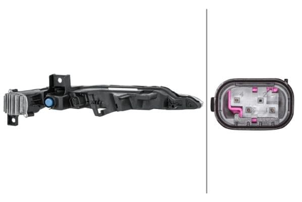 Knipperlicht voor Links (LED, met indicator) past: PORSCHE 911 991 12.11-