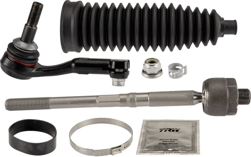 Trekstang (met uiteinde) Links (dł.343mm) past: BMW 1 (E81), 1 (E82), 1 (E87), 1 (E88), 3 (E46), 3 (E90), 3 (E91), 3 (E92), 3 (E93), X1 (E84) 1.6-4.4 12.97-06.15