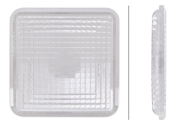 Doorschijnende lichtelementen (lampenkap Links/Rechts, voor de 2XS955 260-00 lamp  wit) past: DAF  SCANIA