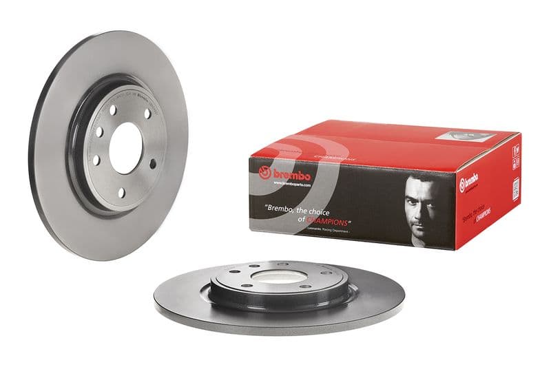 Brake disc Achter Links/Rechts (voor versterkte remmen) past: CHRYSLER GRAND VOYAGER V, TOWN & COUNTRY, VOYAGER V  DODGE GRAND, JOURNEY  FIAT FREEMONT  LANCIA VOYAGER  VW ROUTAN 2.0D-4.0 10.07-