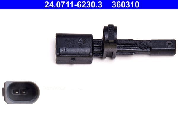 Sensor, wheel speed