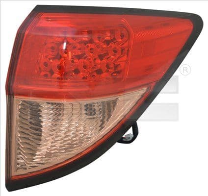 Achterlicht Rechts (extern, LED, kleur van het glas red) past: HONDA HR-V 11.14-09.18