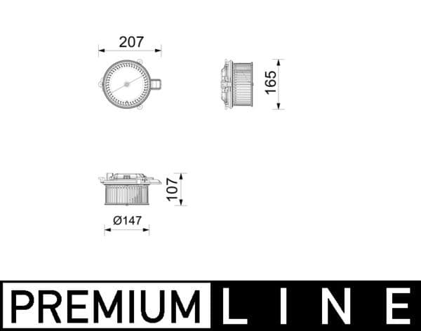 Luchtblazer past: BMW IX (I20) Electric 07.21-