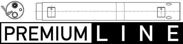 Droger voor airconditioning (diameter: 45mm) past: MERCEDES A (W169), B SPORTS TOURER (W245) EM780.992-OM640.942 09.04-06.12