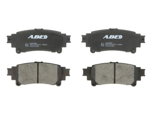 Remblokken set Achter , past: LEXUS GS, IS III, RX  TOYOTA FORTUNER, HIGHLANDER, MARK X II, PRIUS PLUS, SIENNA 1.8H-3.5H 04.05-