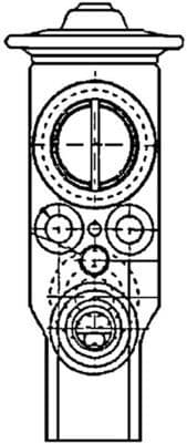 Airconditioning ventiel past: PEUGEOT 307 1.4-2.0D 08.00-12.09