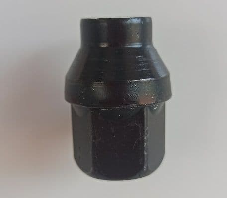 Schroeven en pinnen, M14x1,5  lengte: 5 mm  sleutelwijdte: 19  kleur: zwart (10 stuks. pak)