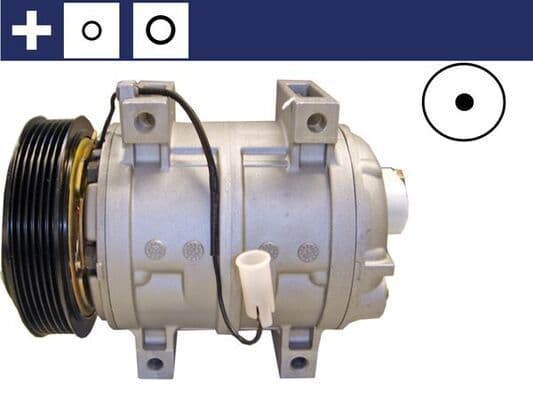 Airconditioning compressor past: VOLVO C70 I, S40 I, S70, V40, V70 I, XC70 I 1.6-2.5D 07.95-10.05