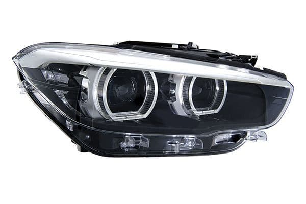 Koplamp Rechts (LED, kleur invoegen: zwart) past: BMW 1 F20, F21 03.15-06.19
