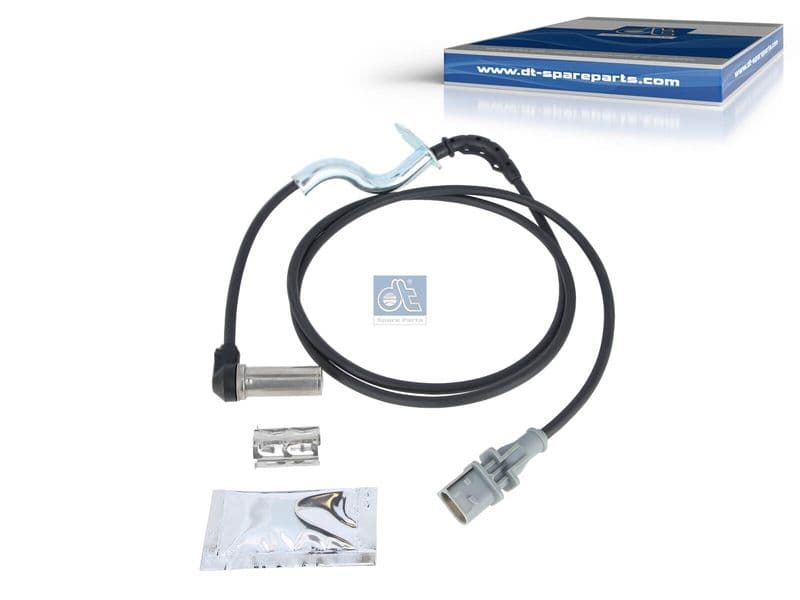 ABS-sensor Rechts (hoekig, met mouw) past: MERCEDES