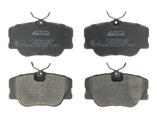Remblokken set Voor , past: MERCEDES 124 (C124), 124 T-MODEL (S124), 124 (W124), 190 (W201), E (A124), E (C124), E T-MODEL (S124), E (W124), M (W164), S (W126), V (638/2) 2.0-3.0D 04.84-12.11