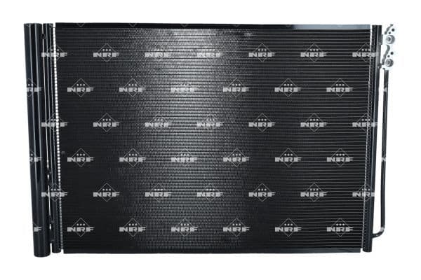 A/C condensator (met droger) past: BMW 5 (F10), 5 (F11), 5 GRAN TURISMO (F07), 6 (F12), 6 (F13), 6 GRAN COUPE (F06), 7 (F01, F02, F03, F04) 2.0D-4.4H 02.08-10.18