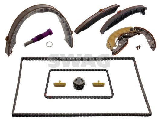 Timingset (ketting + elementen) past: PORSCHE CAYENNE, MACAN, PANAMERA 3.0/3.6 07.13-