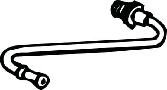 Diesel deeltjesfilter drukslang past: CITROEN C8, JUMPY II  FIAT SCUDO, ULYSSE  LANCIA PHEDRA  PEUGEOT 807, EXPERT, EXPERT TEPEE 2.0D/2.2D 03.06-