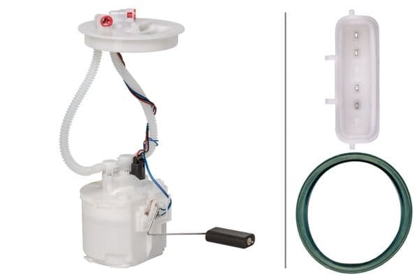 Elektrische brandstofpomp (module) past: FORD FOCUS I, FOCUS II, MONDEO III, TOURNEO CONNECT, TRANSIT CONNECT  JAGUAR X-TYPE I 1.4-2.1 10.98-12.13