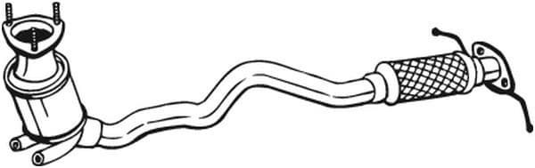 Intercooler slang (Uitlaatzijde, diameter 37,5/54,5mm, lengte 325mm, zwart) past: FORD FIESTA V, FUSION 1.6D 11.04-12.12