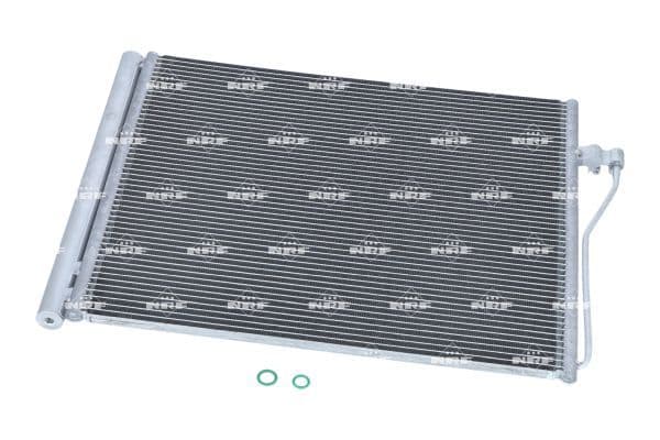 A/C condensator (met droger) past: BMW 7 (F01, F02, F03, F04) 4.4/4.4H/6.0 09.08-12.15