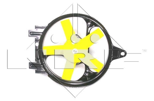 Radiatorventilator past: FORD ESCORT III, ESCORT IV, ESCORT V, ESCORT V EXPRESS, ESCORT VI, FIESTA II, FIESTA III, ORION I, ORION III 1.0-1.8 09.80-02.99