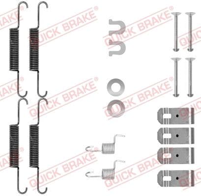 Accessory Kit, parking brake shoes