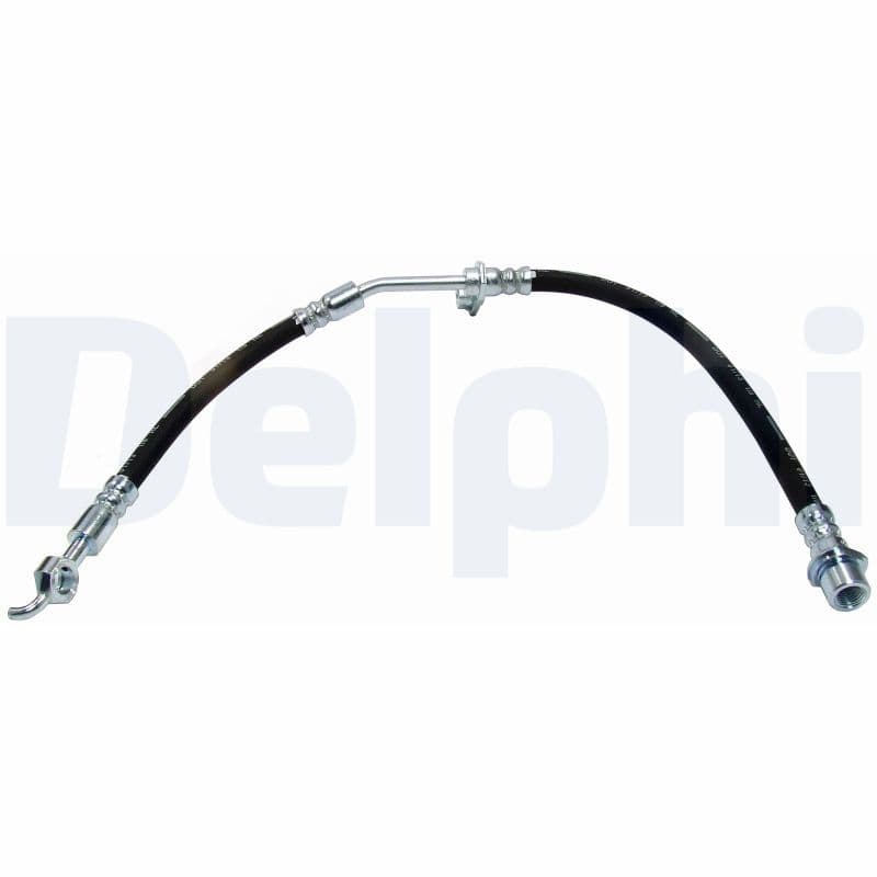 Remleiding/slang flexibel Voor Rechts (lengte 530mm, M10x1/M10x1x1) past: DAIHATSU CHARADE VIII  TOYOTA YARIS 1.0-1.8 01.05-