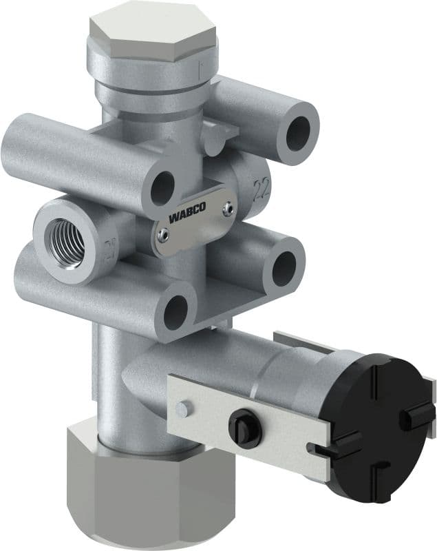 Klep voor hoogteverstelling (met dubbele connector, connectoren: M12x1,5)