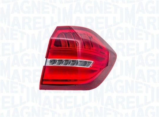 Achterlicht Links (extern, LED, kleur indicator oranje) past: MERCEDES GLS X166 11.15-03.19